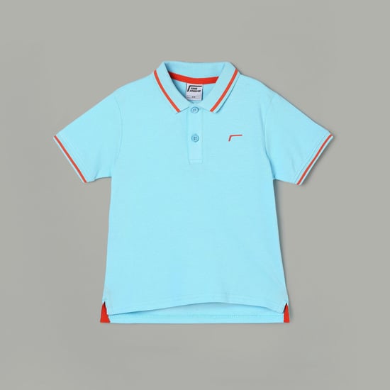 FAME FOREVER Boys Solid Polo T-Shirt