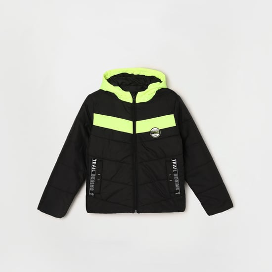 INDIAN TERRAIN Boys Colorblock Hooded Jacket