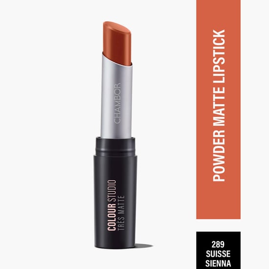 CHAMBOR TRES MATTE SPF 30 Lipstick - Suisse Sienna - 3.2g