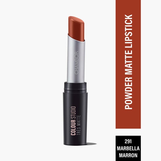 CHAMBOR Colour Studio Tres Matte SPF 30 Lipstick - Marbella Marron - 3.2g
