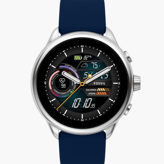 FOSSIL Women Solid Analog-Digital Hybrid Smartwatch with Silicone