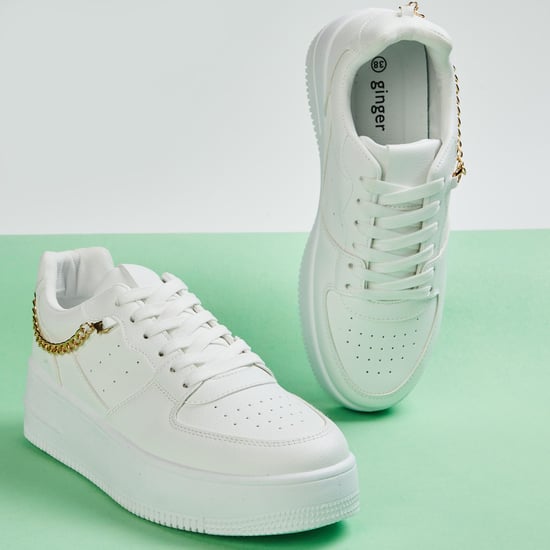 Ginger white shoes online