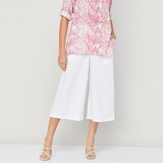 MELANGE Women Solid Culottes