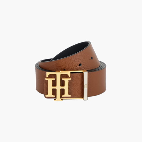 TOMMY HILFIGER Men Textured Reversible Leather Formal Belt