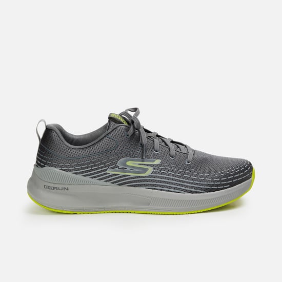 SKECHERS Men Textured Go Run Sports Shoes