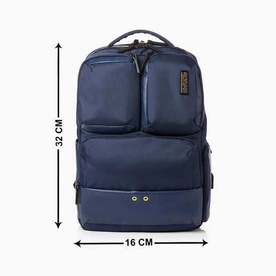 AMERICAN TOURISTER Men Solid Laptop Backpack Blue