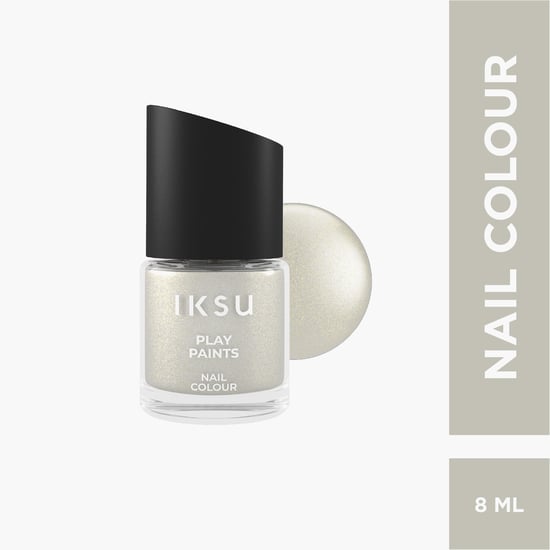 IKSU Play Paints Nail Colour - Snow White - 8ml