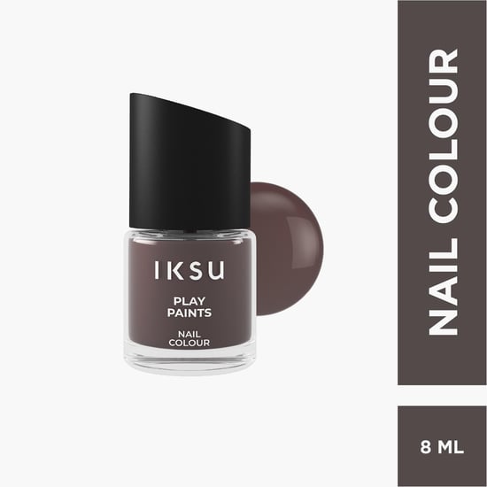IKSU Play Paints Nail Colour - Dark Mocha - 8ml
