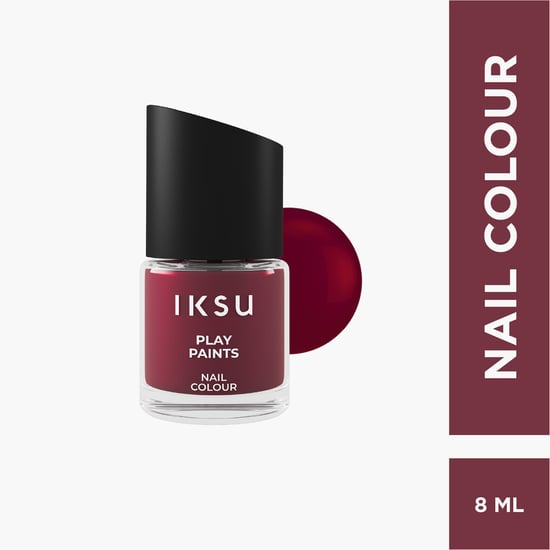 IKSU Play Paints Nail Colour - Maroon Magic - 8ml