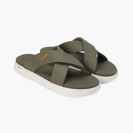 Puma sandals men silver on sale