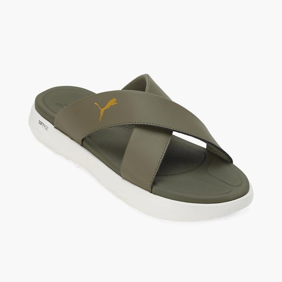 Puma sandals men green online