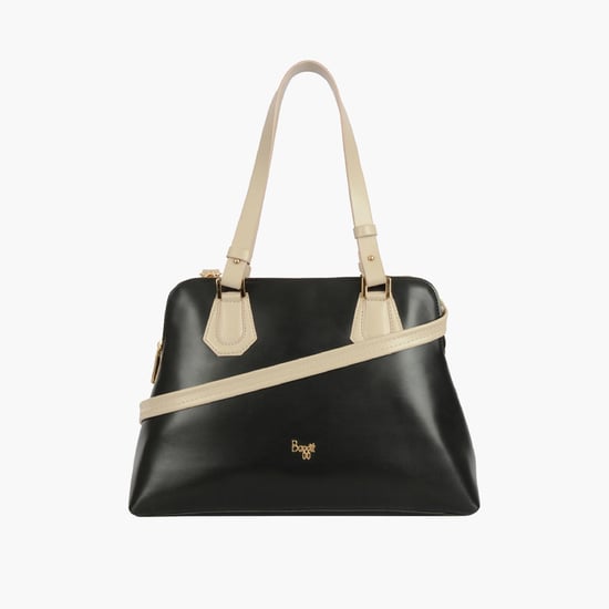 BAGGIT Women Solid Shoulder Bag Black