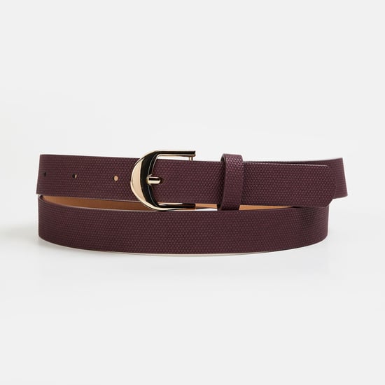 GINGER Women Textured Casual Belt