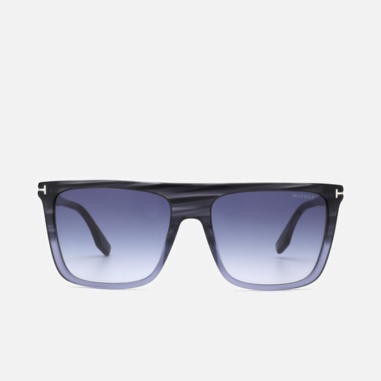 TOMMY HILFIGER Men UV Protected Square Sunglasses - TH2616C5BLGUNGR58S
