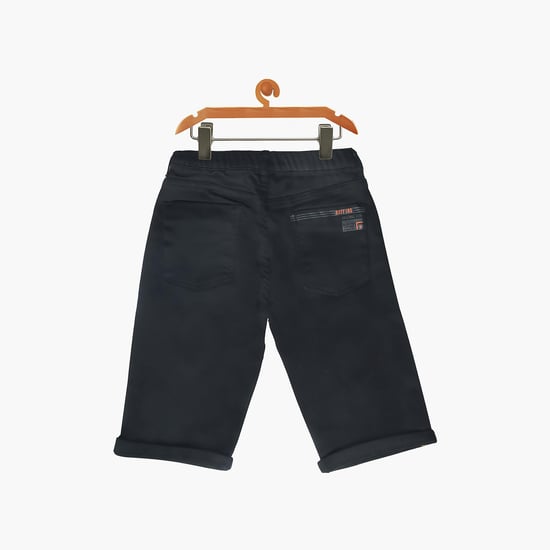 RUFF KIDS Boys Solid Slim Fit Casual Shorts