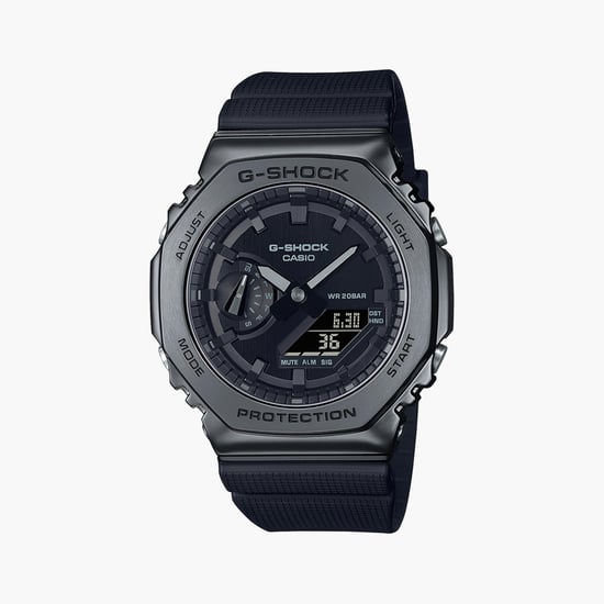 CASIO G-SHOCK Men Octagonal Multifunction Watch with Resin Strap G1370
