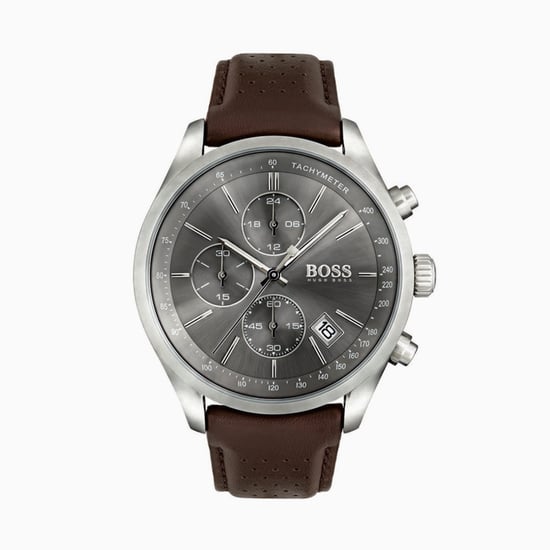 Hugo boss mens grand prix chronograph watch best sale