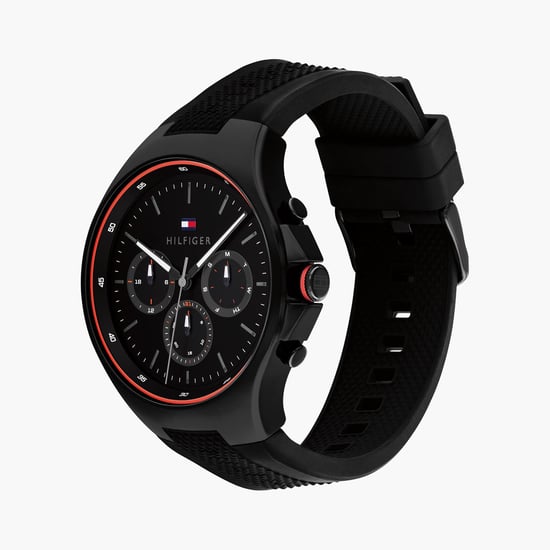 TOMMY HILFIGER Men Chronograph Watch with Silicone Strap TH1792056