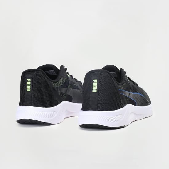 PUMA Men Hybrid Fuego Lace-Up Running Shoes Black