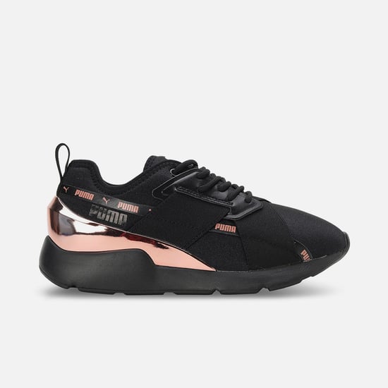 PUMA Muse X-2 Metallic V1 Women Colourblocked Sports Shoes