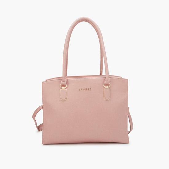 Caprese pink solid handheld bag online