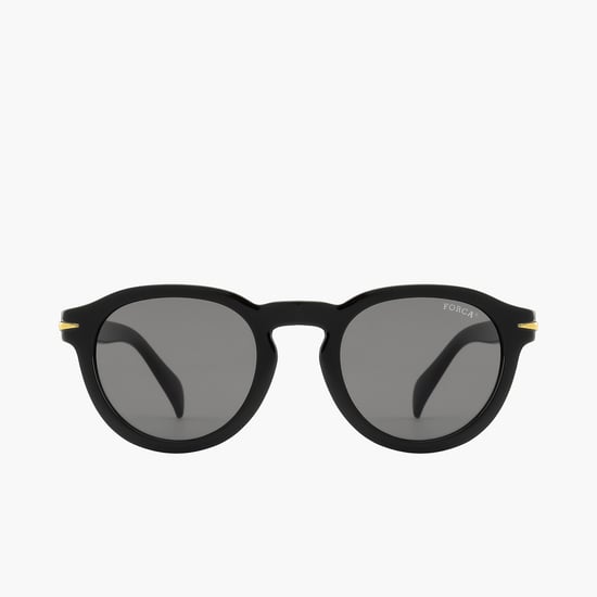 FORCA Men Solid UV-Protected Round Sunglasses - FR-RO-1045-C03