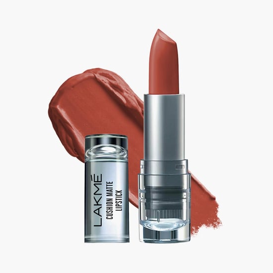 LAKME Cushion Matte Lipstick - Brown Burst - 4.5gm