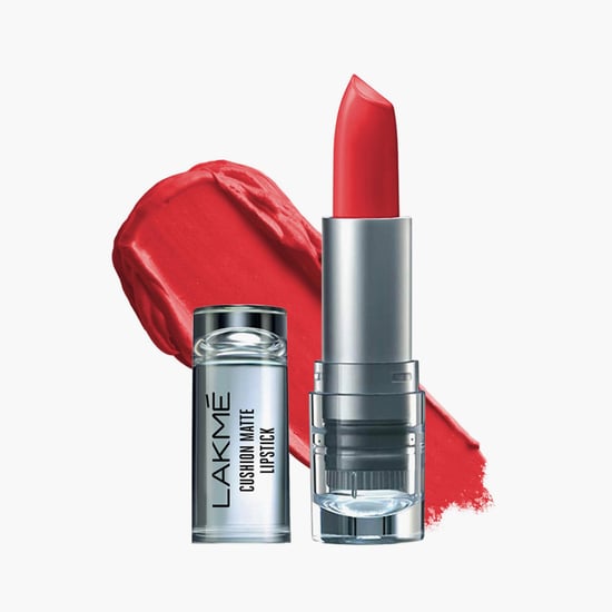 LAKME Cushion Matte Lipstick - Red Siren - 4.5 gm