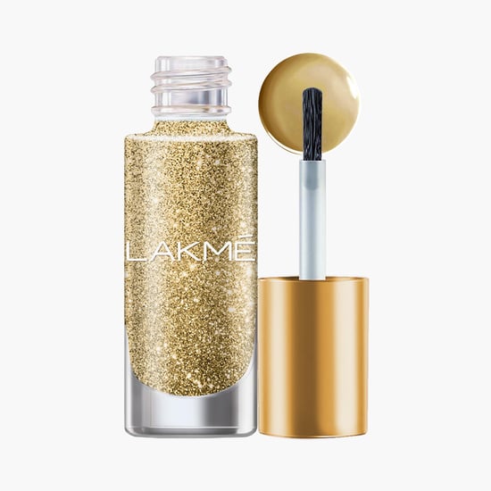 LAKME Glitterati Nail Colour - Golden Glow - 6ml