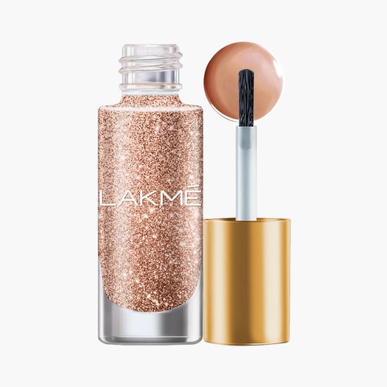 LAKME Glitterati Nail Colour - Champagne Brown - 6ml