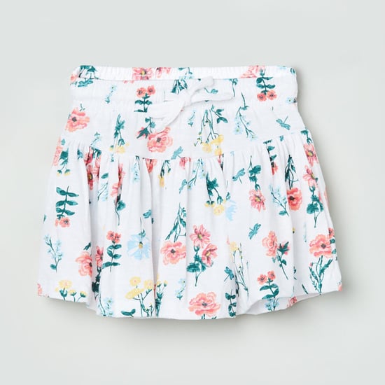 MAX Floral Print Elasticated Skirt