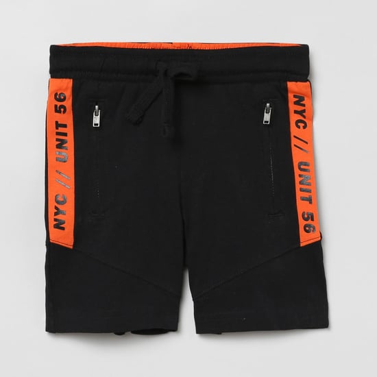 MAX Printed Drawstring Waist Shorts