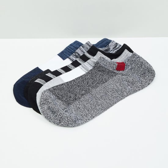 MAX Patterned Ankle-Length Socks - Set of 5