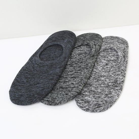 MAX Patterned No-Show Socks - Set of 3