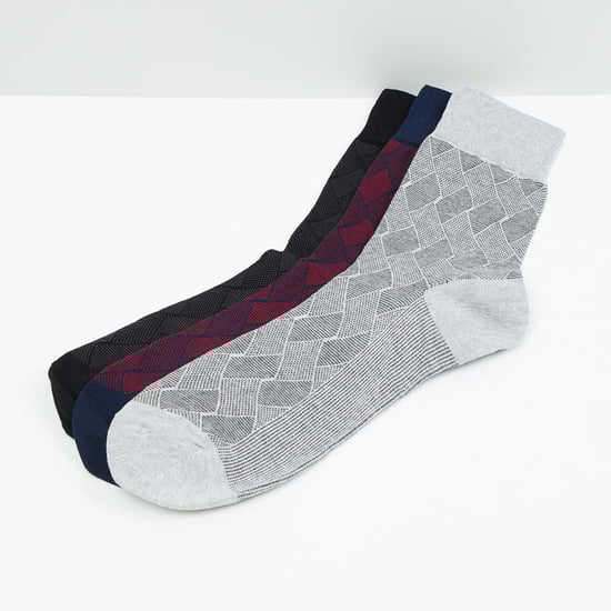 MAX Jacquard Pattern Socks- Set of 3