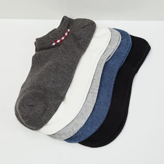 MAX Patterned Ankle-Length Socks - Set of 5