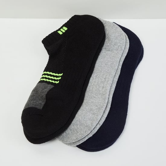 MAX Patterned Ankle-Length Socks - Set of 3