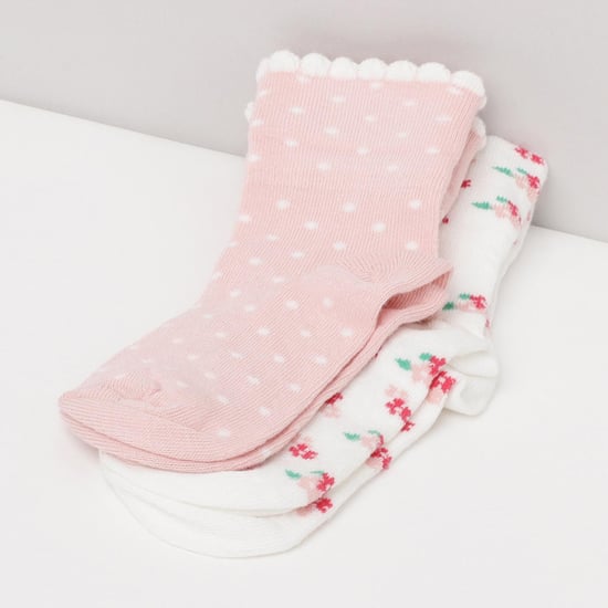 MAX Patterned Ankle-Length Socks - Set of 2