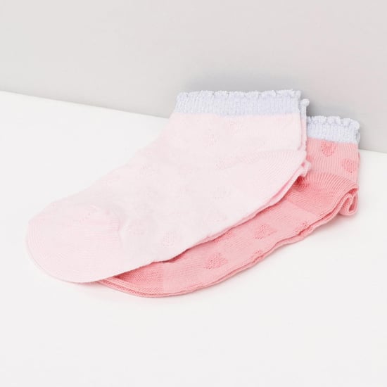 MAX Patterned Ankle-Length Socks - Set of 2