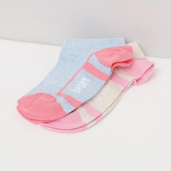 MAX Patterned Ankle-Length Socks - Set of 2