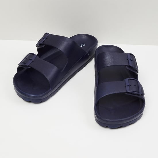 MAX Men Solid Buckle Sliders