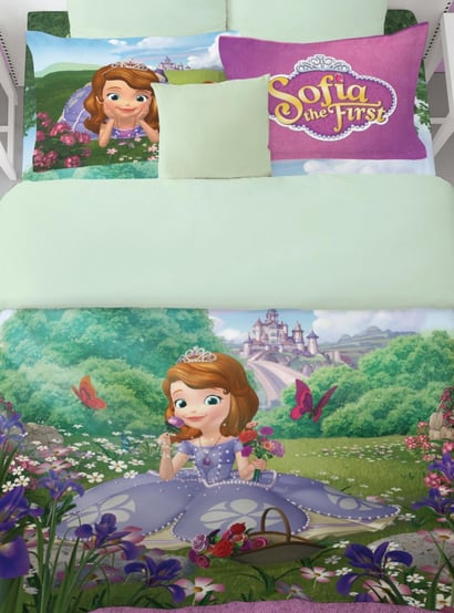 SPACES Sofia Print Double Bed Sheets - Set of 3 Pcs.