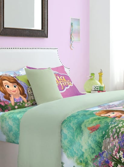 SPACES Sofia Print Double Bed Sheets - Set of 3 Pcs.