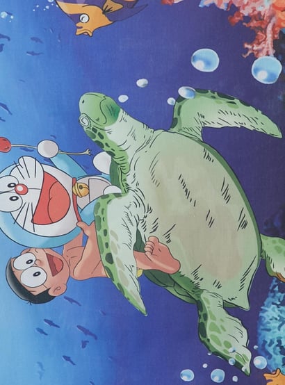 Doraemon Single Bedsheet Set- 2 Pcs.