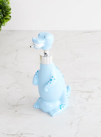 Corsica Slate Polyresin Dinosaur Soap Dispenser
