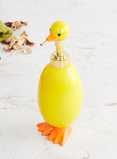 Corsica Slate Polyresin Duck Soap Dispenser