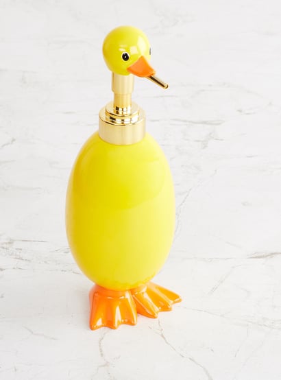 Corsica Slate Polyresin Duck Soap Dispenser