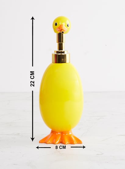 Corsica Slate Polyresin Duck Soap Dispenser