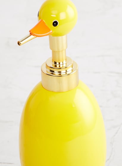 Corsica Slate Polyresin Duck Soap Dispenser