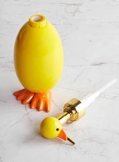 Corsica Slate Polyresin Duck Soap Dispenser